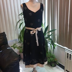 NWOT Dressbarn Sleeveless Dress w/ Belt